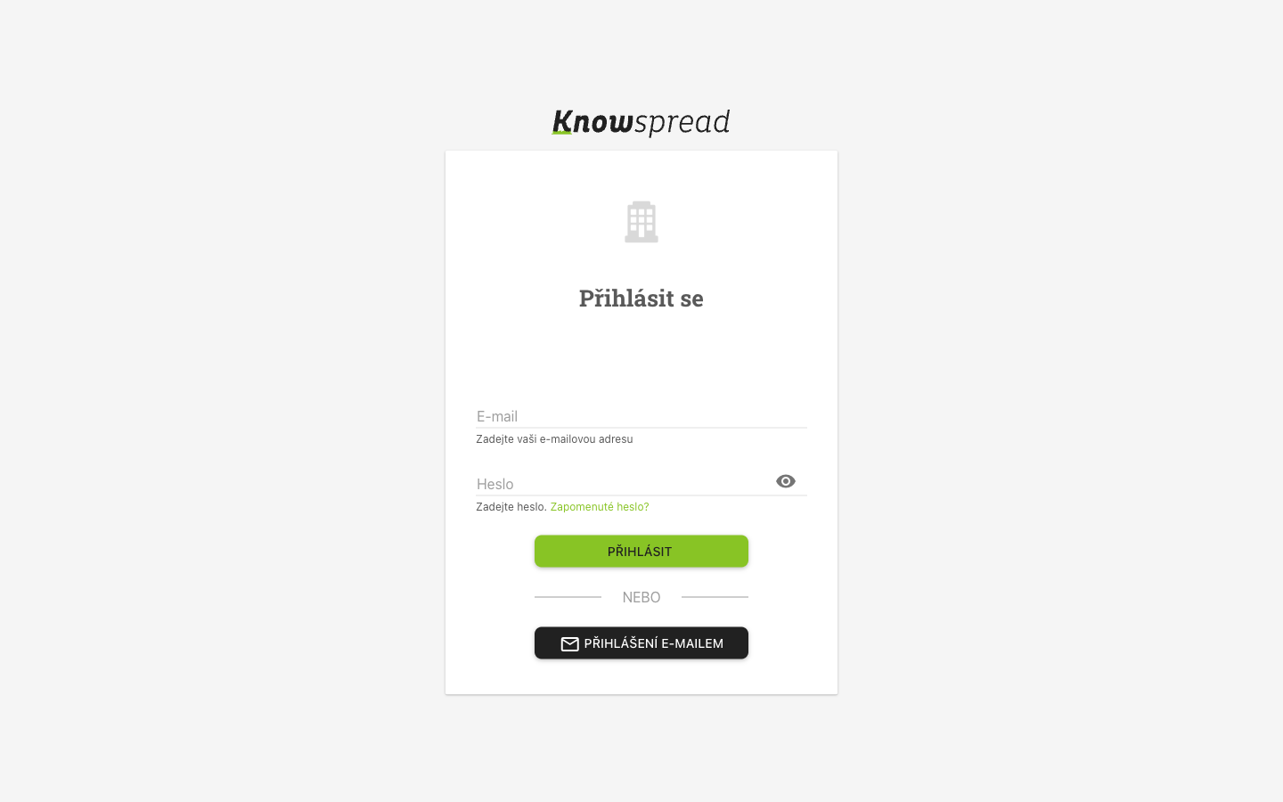 Sign-in screen with the password form open